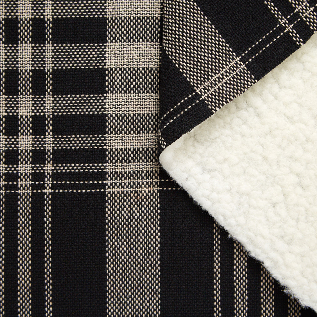 T23A05306 | Faux Fur With Check Panama Backing