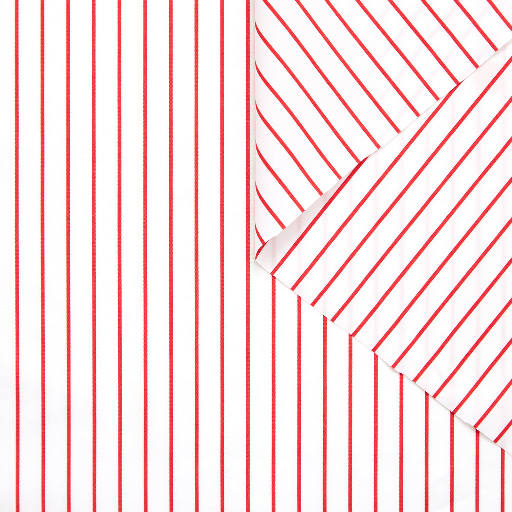 t23a05326 | Popeline de Coton Rayée