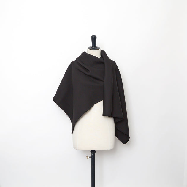 T23A05339 | Double Face Wool & Silk Crepe
