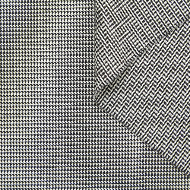 t23a05500 | Tissu De Costume Pied-De-Poule Laine