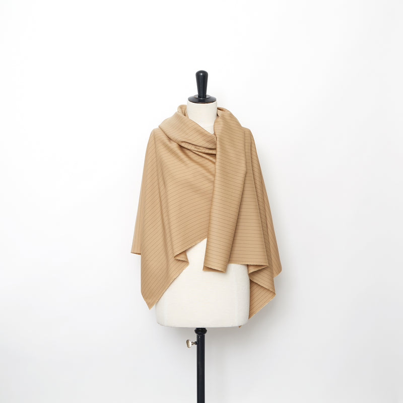T23A05540 | Pinstripe Wool & Silk Twill