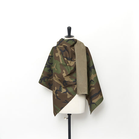  Gabardine Imprimé Camo Rigide
