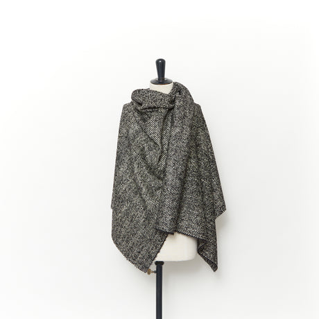  Natté Bouclé Bicolore en Laine & Mohair