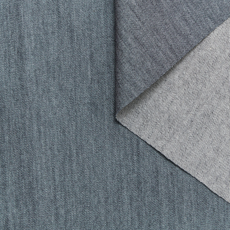 T23B06165 | Stiff Iridescent Denim BCI - view 1