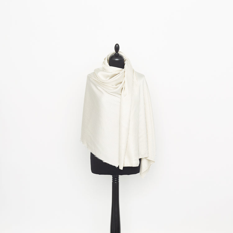 T23C04871 | Satinated Silk Stripe - view 2