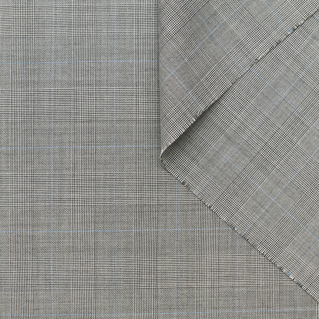 T23C04897 | Wool Micro Prince of Wales Suiting