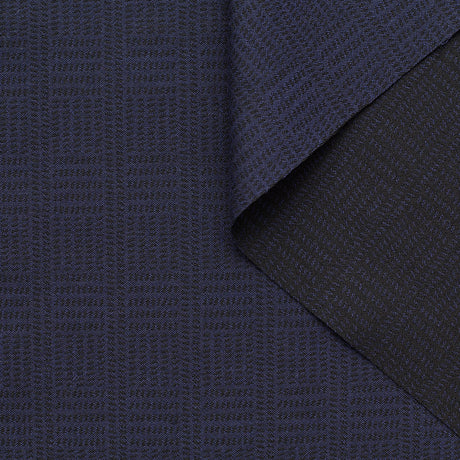 t23c04898 | Crêpe de Laine Jacquard à Carreaux