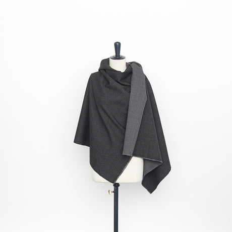  Crêpe de Laine Jacquard à Carreaux