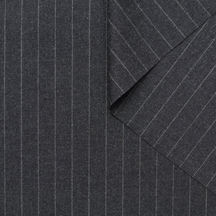 T23C04899 | Wool Pinstripe Twill - view 1