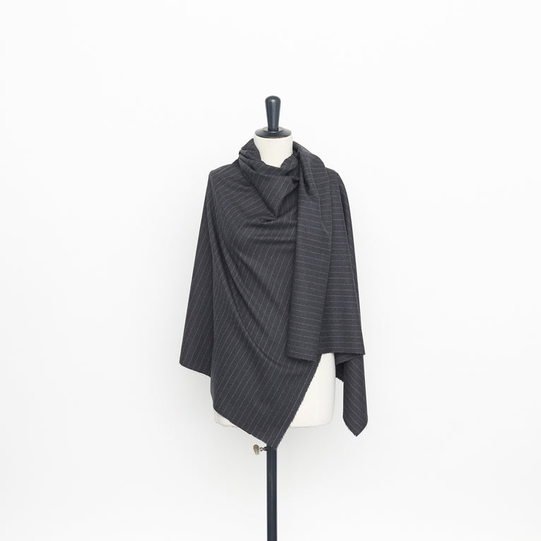 T23C04899 | Wool Pinstripe Twill - view 3