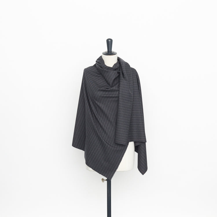T23C04899 | Wool Pinstripe Twill - view 2
