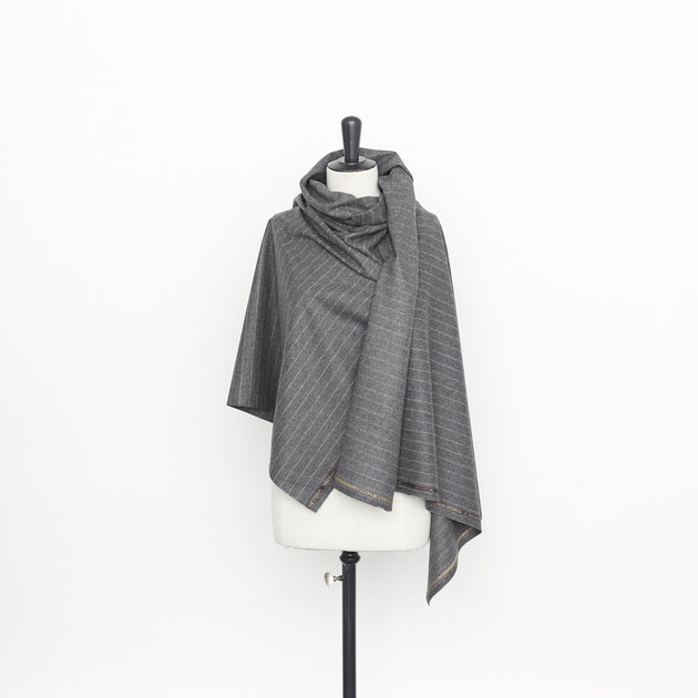 T23C04928 | Wool Pinstripe Flannel