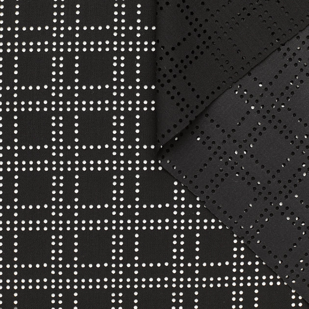 T23C04945 | Viscose & Wool Drilled Check