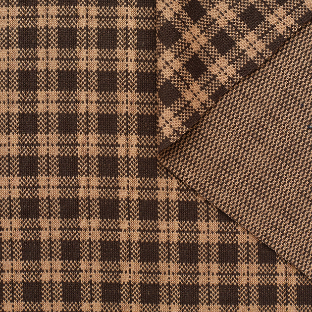 T23C04946 | Wool Melange Checked Knit