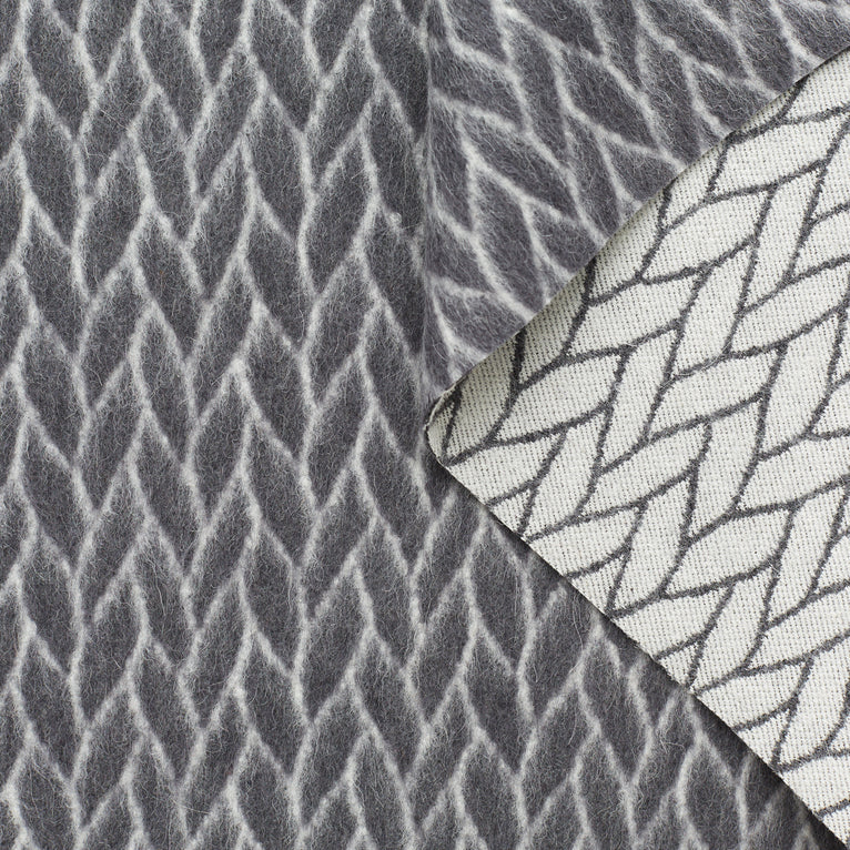 t23c04947 | Drap Duv&amp;eux Motif Chevrons Contrecollé - vue 1