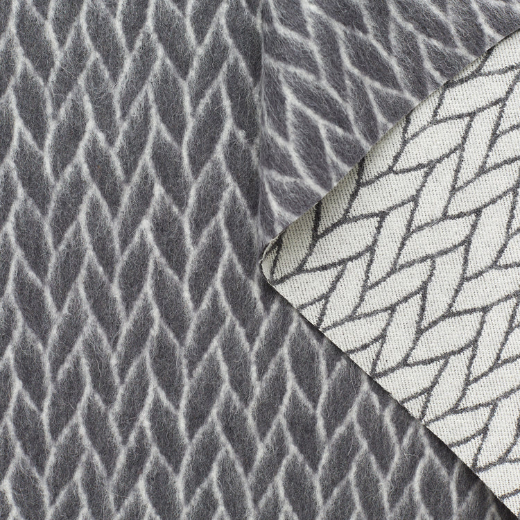 t23c04947 | Drap Duv&amp;eux Motif Chevrons Contrecollé - vue 1