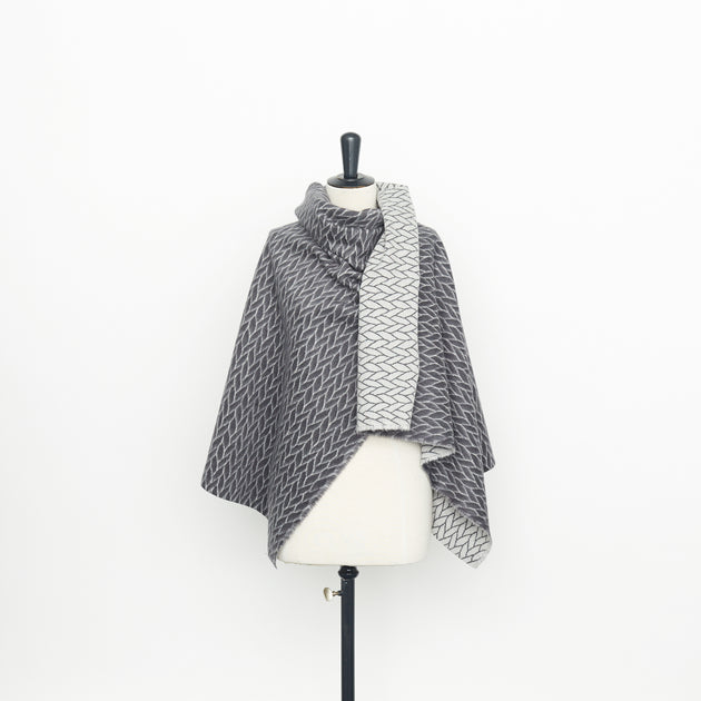 t23c04947 | Drap Duv&eux Motif Chevrons Contrecollé