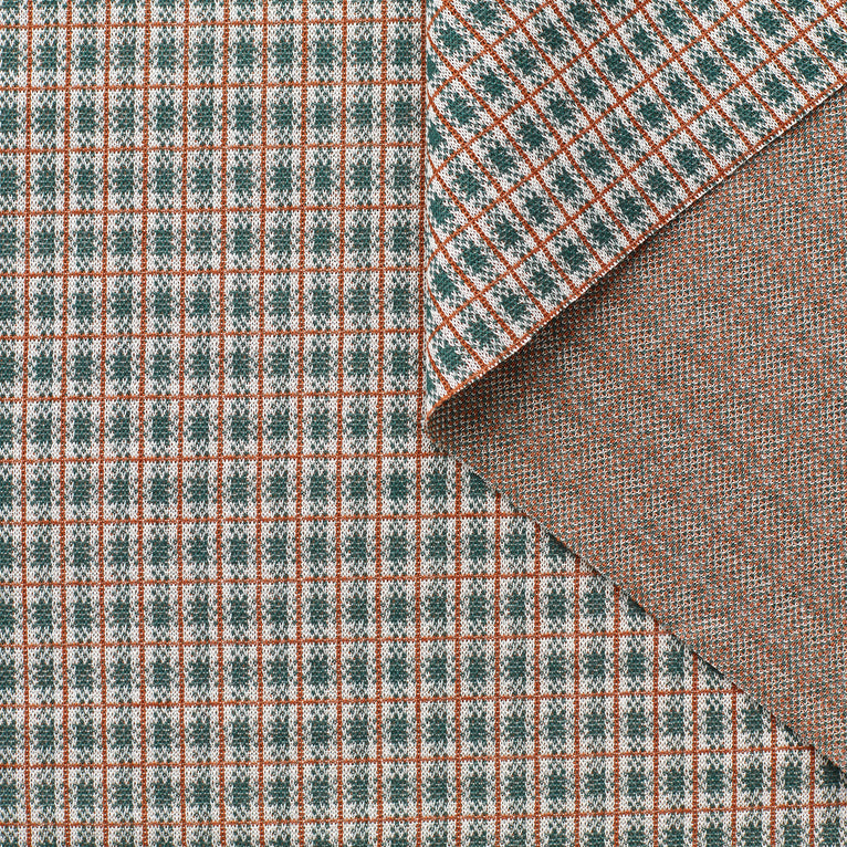 T23C05001 | Check Cotton Stretch Jersey - view 1