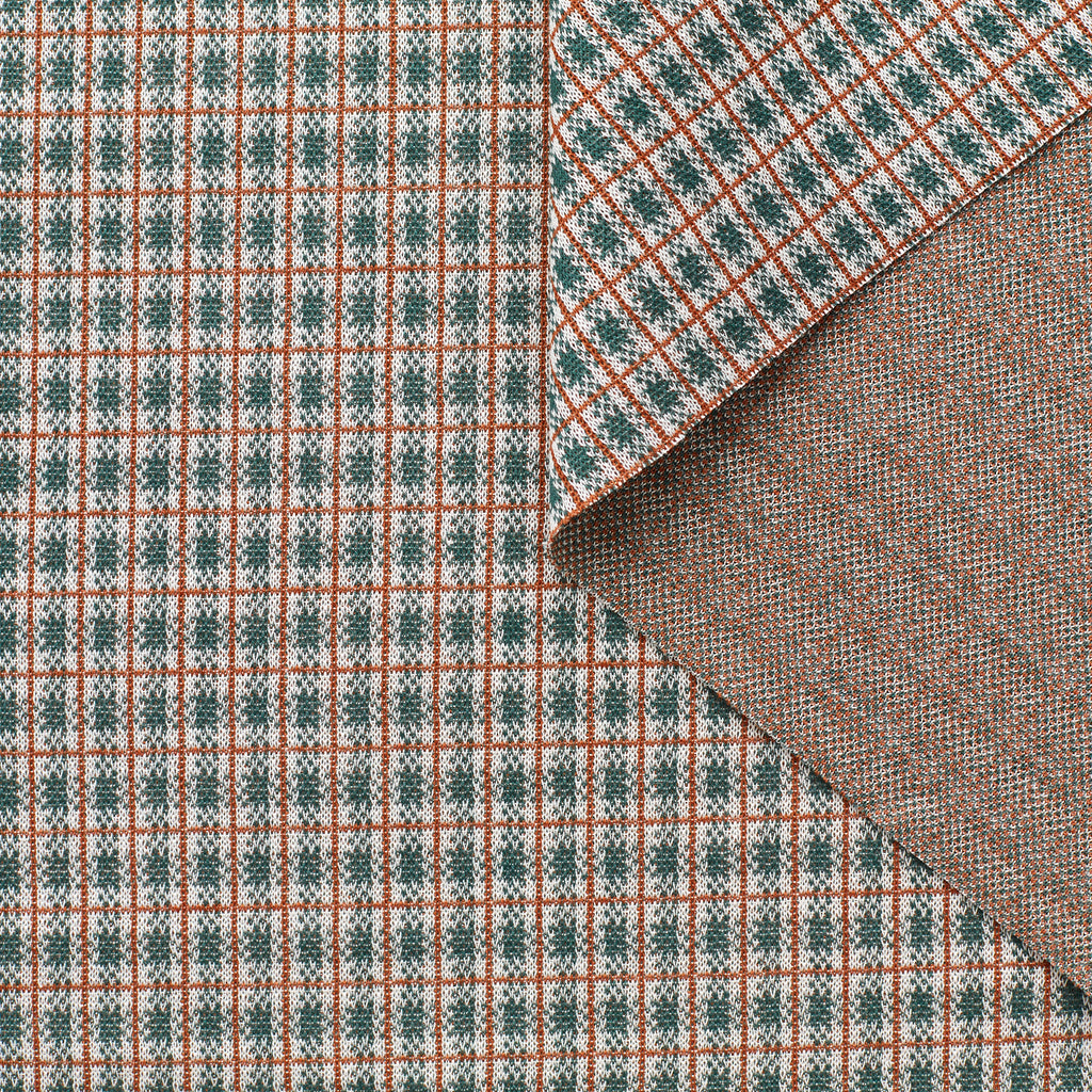 T23C05001 | Check Cotton Stretch Jersey