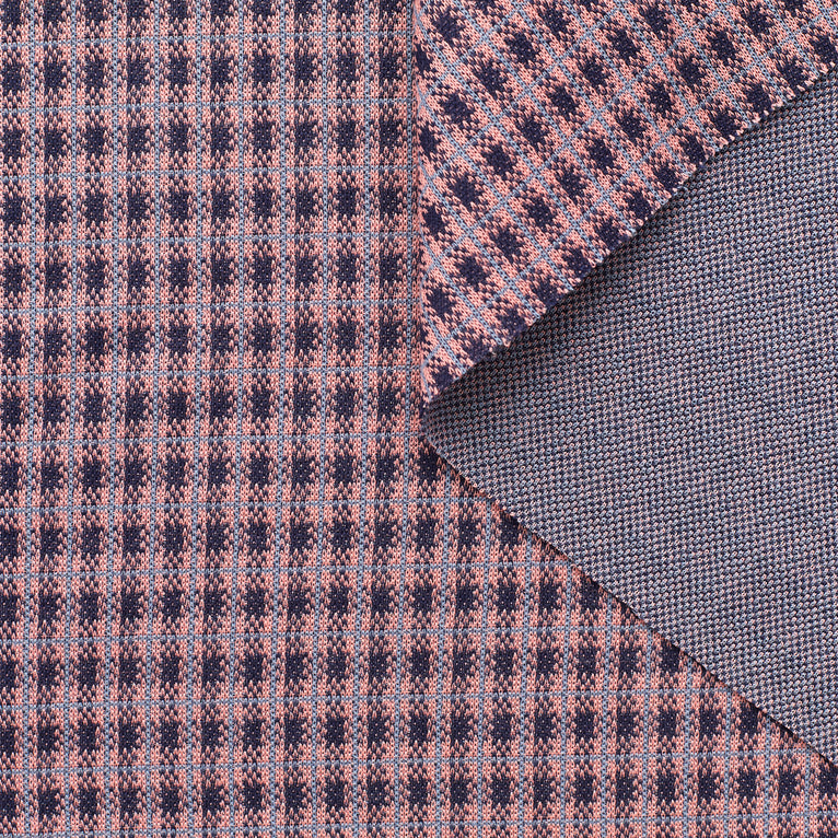 T23C05001 | Check Cotton Stretch Jersey - view 5