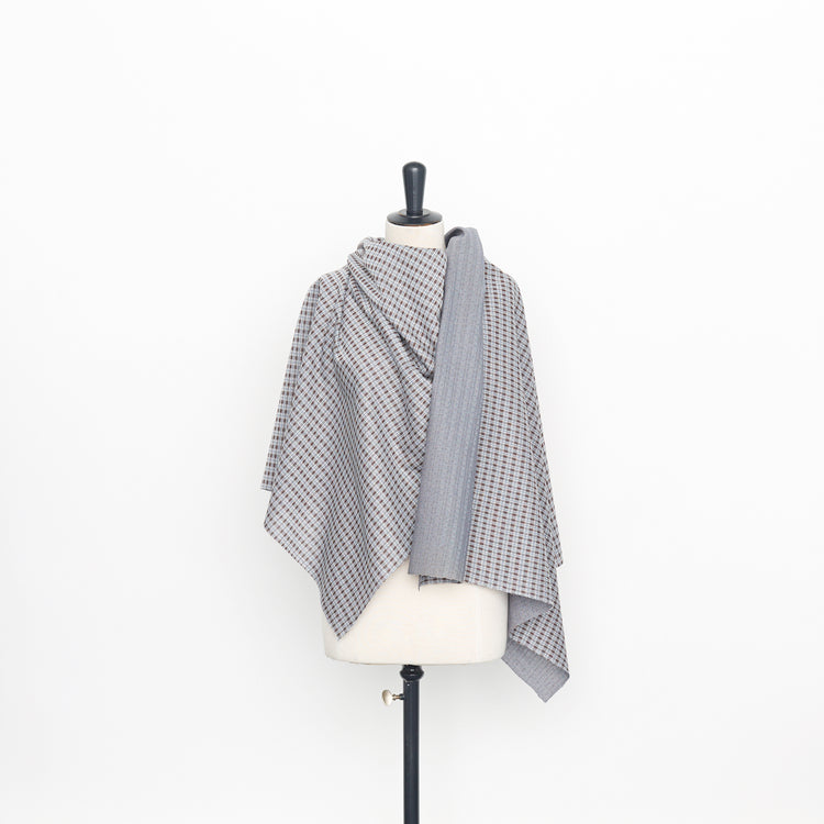 T23C05001 | Check Cotton Stretch Jersey - view 2