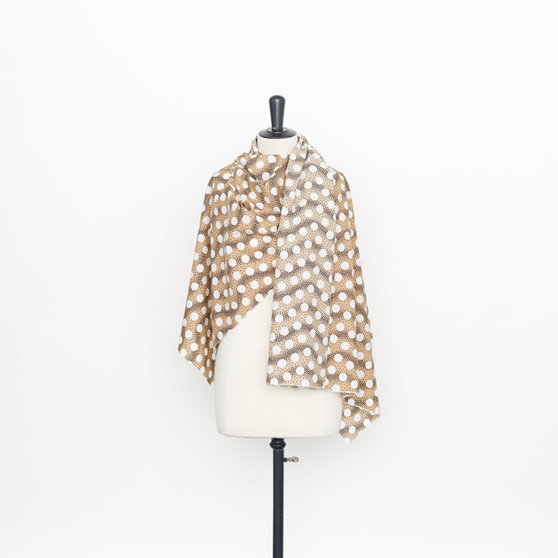 T23K04094 | Waves & Dots Print Poplin