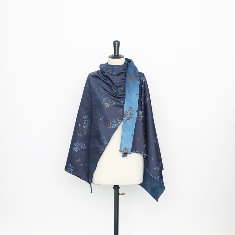 t23k04103 | Satin de Soie à Fleurs de Cerisier - vue 2
