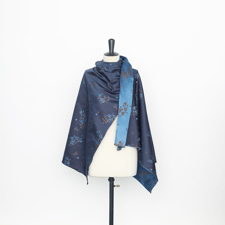 t23k04103 | Satin de Soie à Fleurs de Cerisier - vue 2