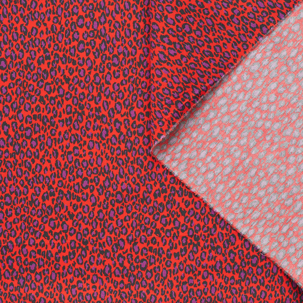 T23K04116 | Micro Leopard Print Poplin