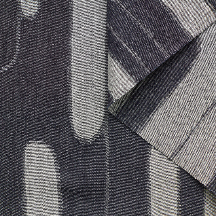 T23K04119 | Cactus Shapes Jacquard Denim - view 1