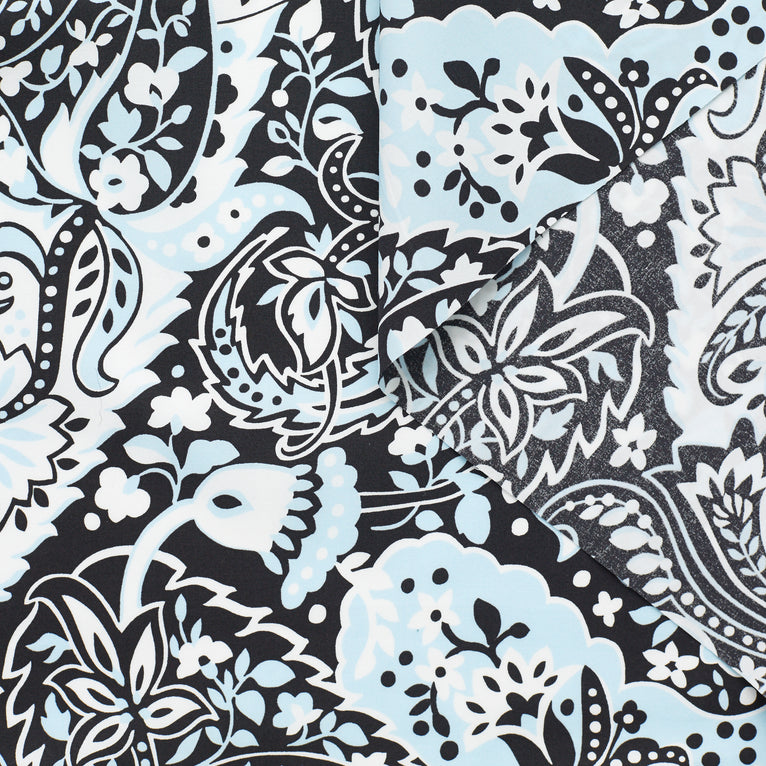 T23K04121 | Paisley Print Poplin - view 1