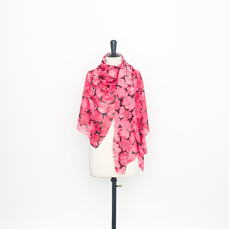  Peonie Print Voile