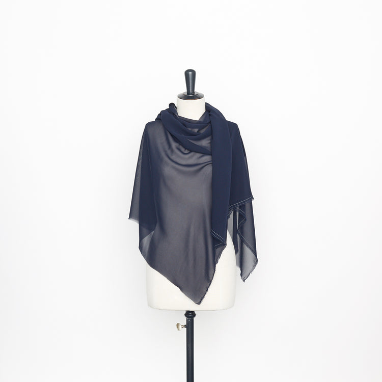 t23m05051 | Chiffon de Soie Transparent - vue 2
