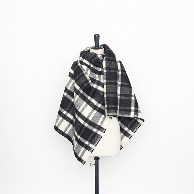 t23m05054 | Drap de Laine Tartan Séparable - vue 2