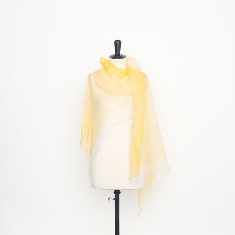 T23M05075 | Color Gradient Silk Gauze Panels 190cm X 140cm - view 2