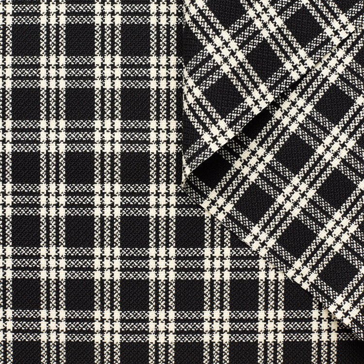 T23M05076 | Dry Check Virgin Wool Natté - view 1