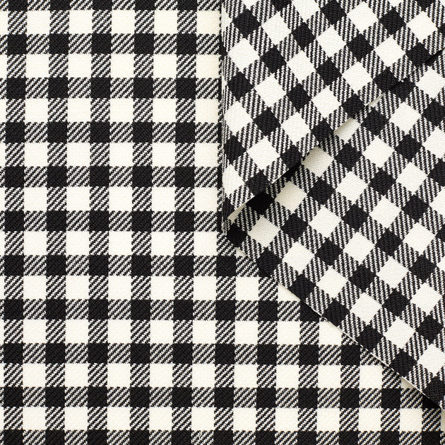 t23m05078 | Gingham de Laine Sec