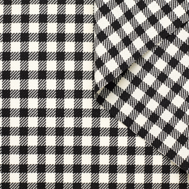 t23m05078 | Gingham de Laine Sec - vue 1
