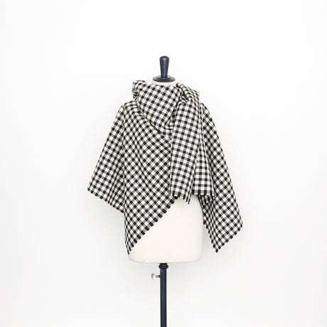  Gingham de Laine Sec