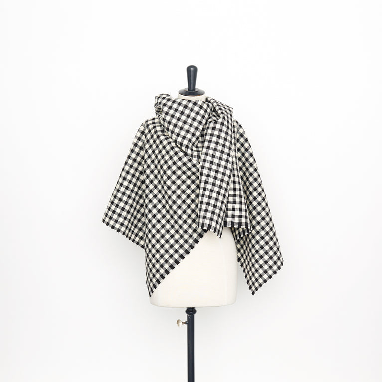 t23m05078 | Gingham de Laine Sec - vue 2