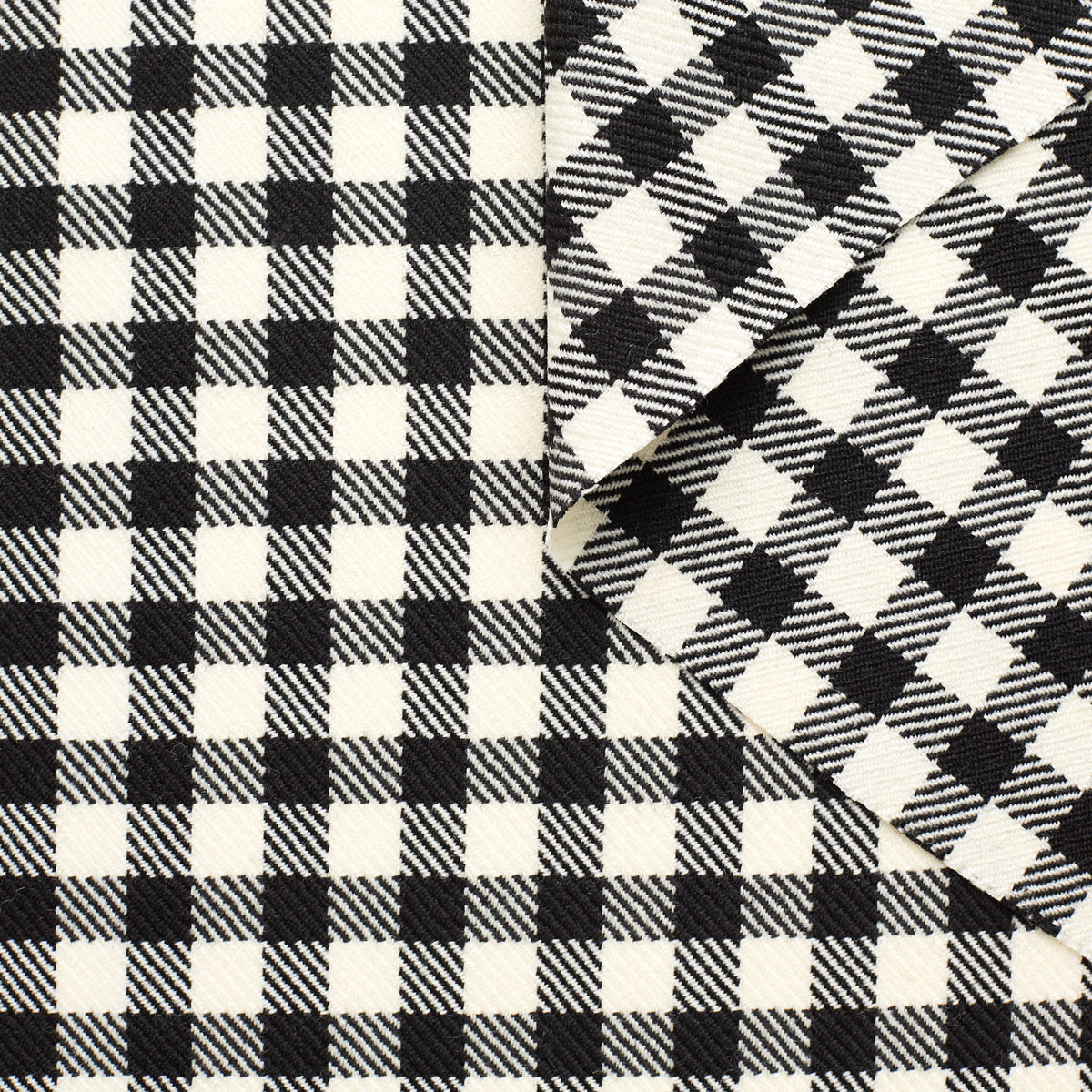 T23M05079 | Wool Gingham Suiting