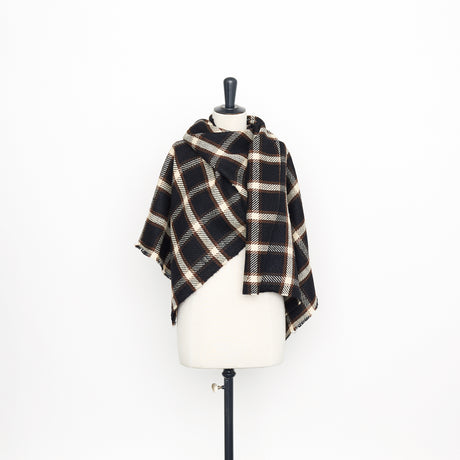  Silk & Wool Check Tweed