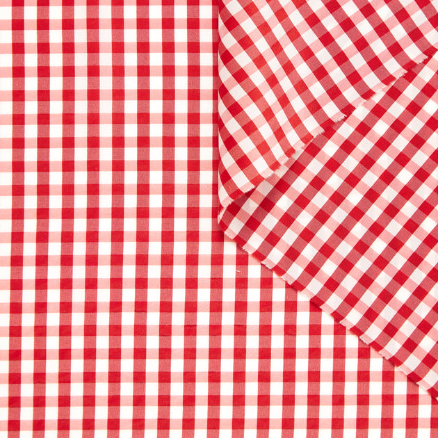 T23M05674 | Silk Gingham Taffetas