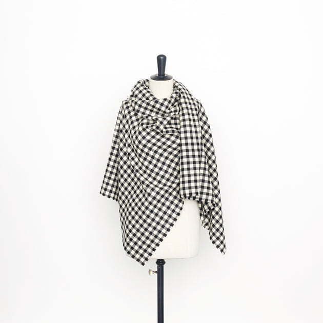 T23M05691 | Wool Gingham Suiting