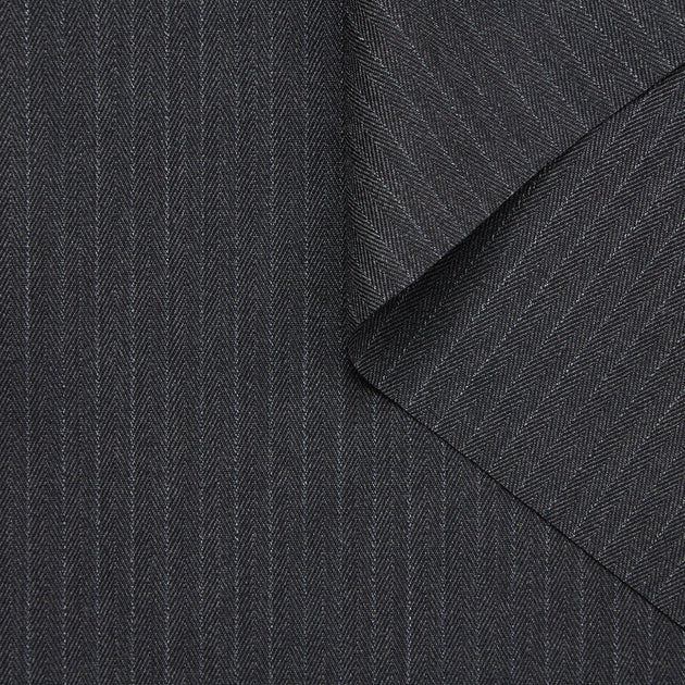 T23M05710 | Pinstripe Wool & Mohair Herringbone