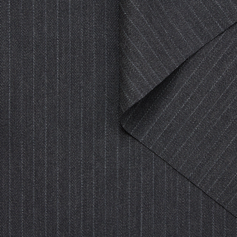 T23M05710 | Pinstripe Wool &amp; Mohair Herringbone - view 3