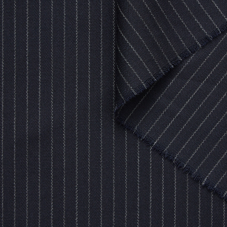 T23M05710 | Pinstripe Wool &amp; Mohair Herringbone - view 1