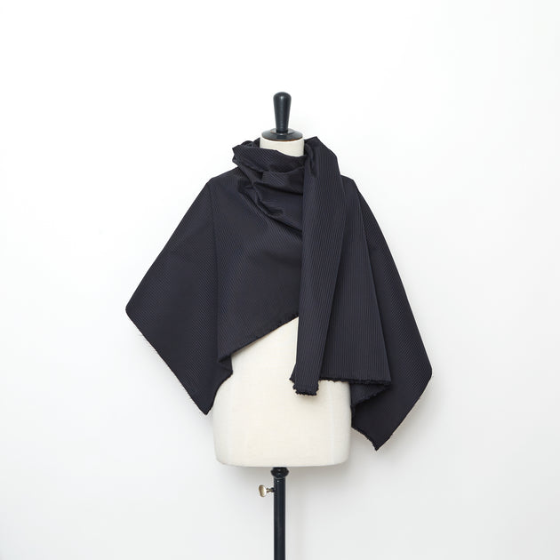 t23m05712 | Coton & Viscose à Rayures Ton sur Ton Texturées