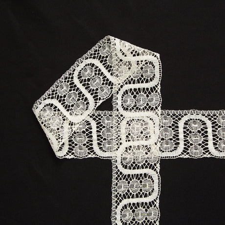 t23m05731 | Galon de Dentelle Géométrique 5cm