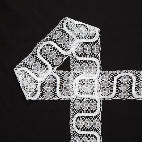 t23m05731 | Galon de Dentelle Géométrique 5cm